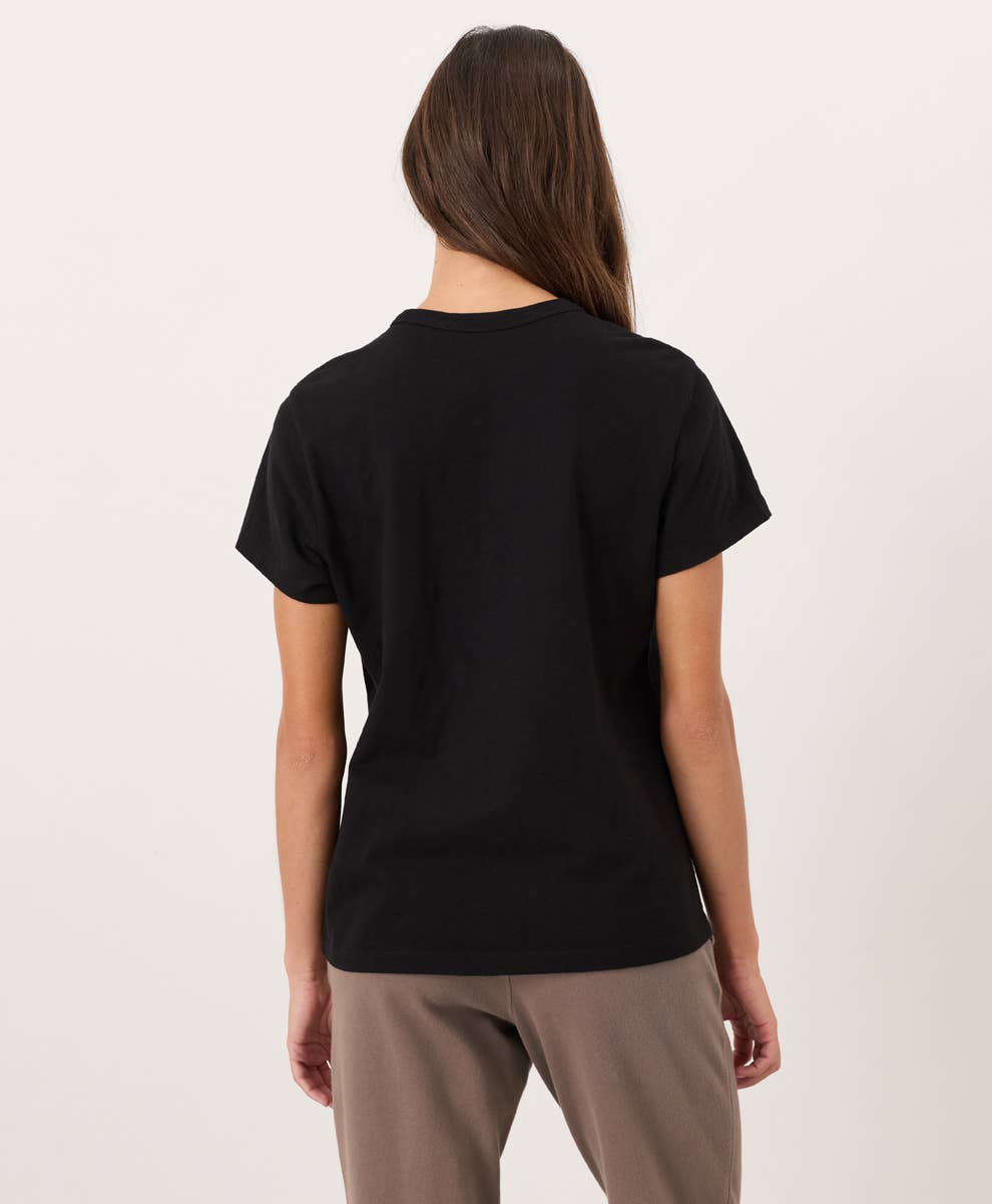 PACT Organic Cotton Women's Soft-Slub Essential Crewneck Tee