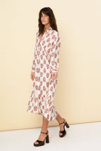 Juana dress red