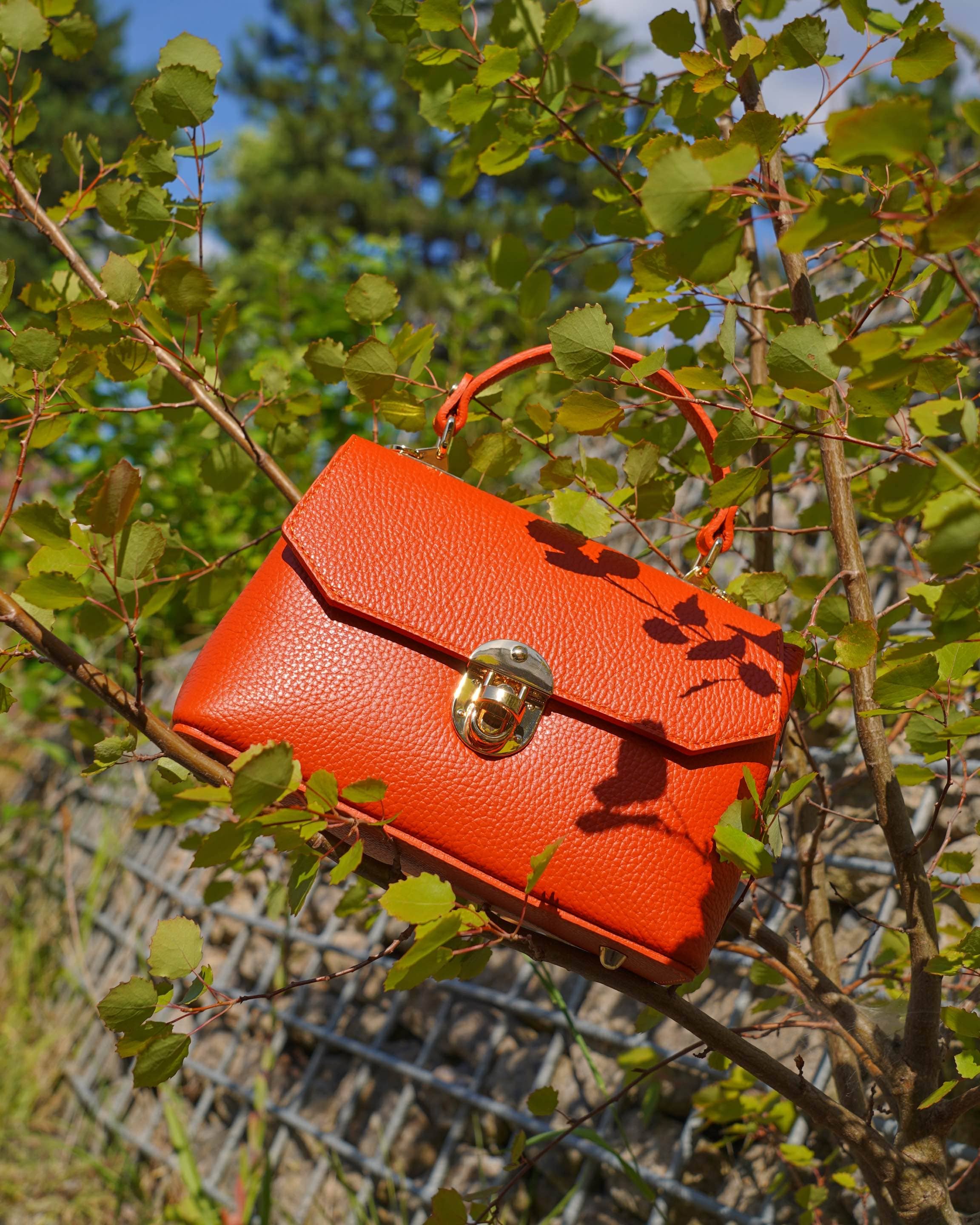 Genuine Dollaro Leather Crossbody Bag
