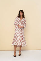 Juana dress red