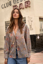 Sonmer Alexa blouse blue