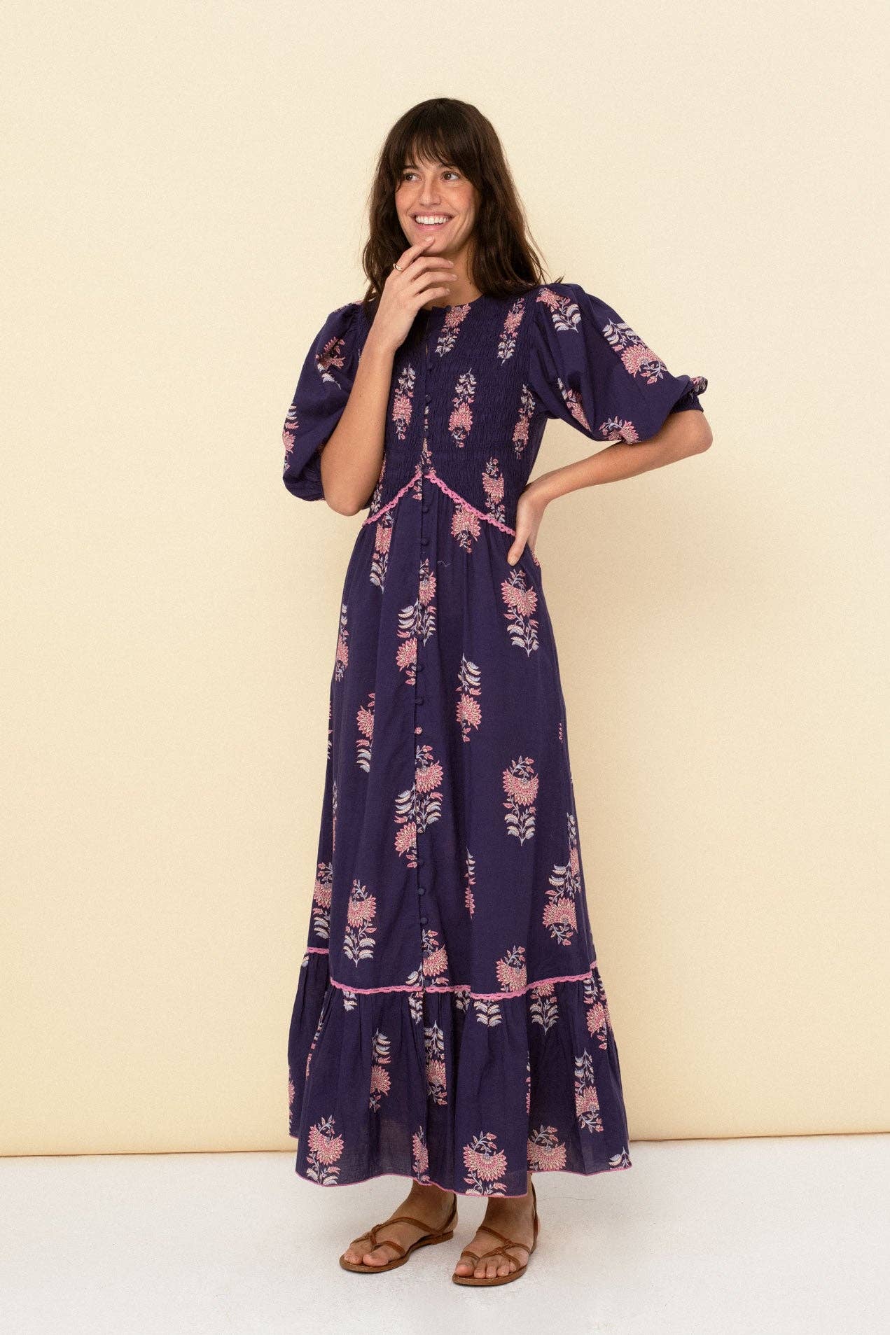 Sonmer Magnolia Dress Blue