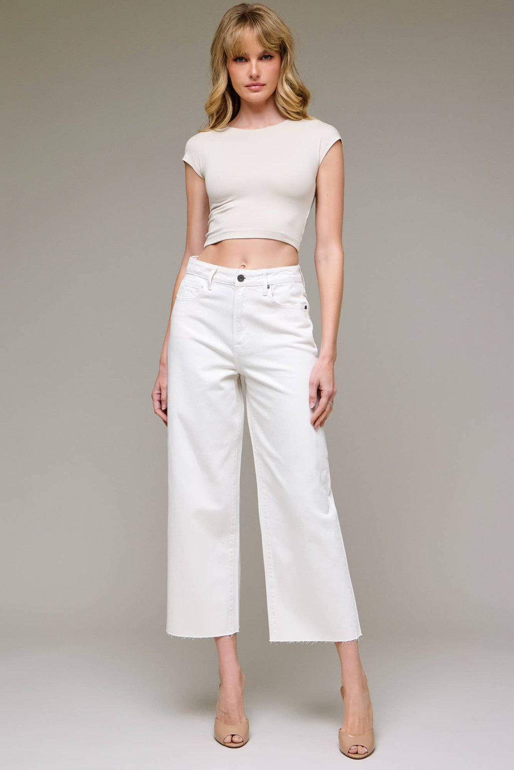 Hidden Jeans Sea Salt Wideleg
