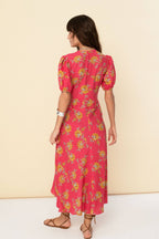 Poppy dress coral