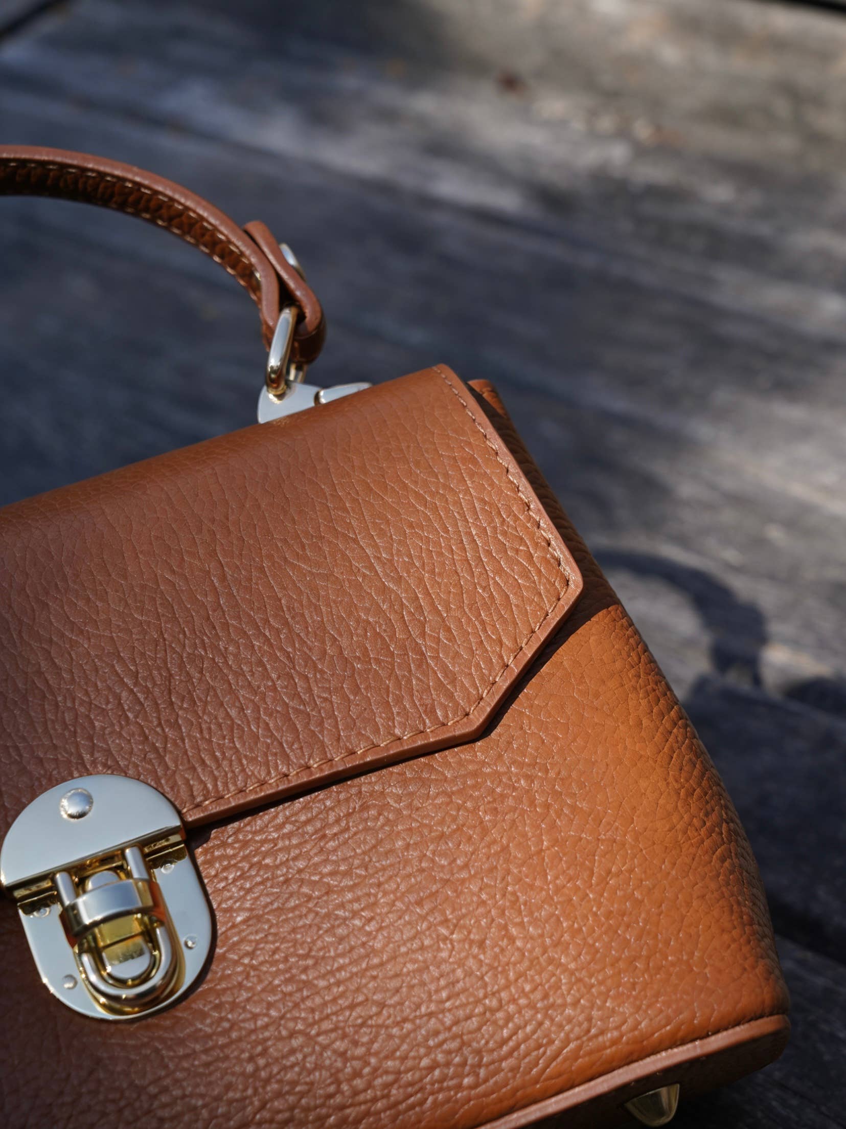 Genuine Dollaro Leather Crossbody Bag