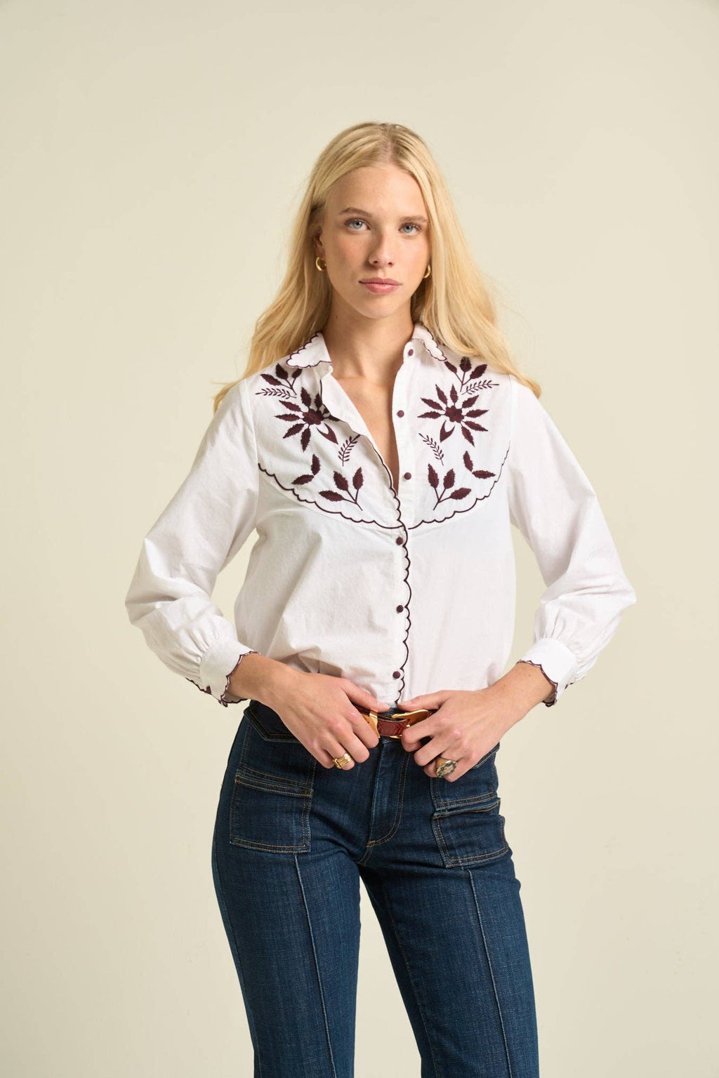 Amelia Blouse Ecru
