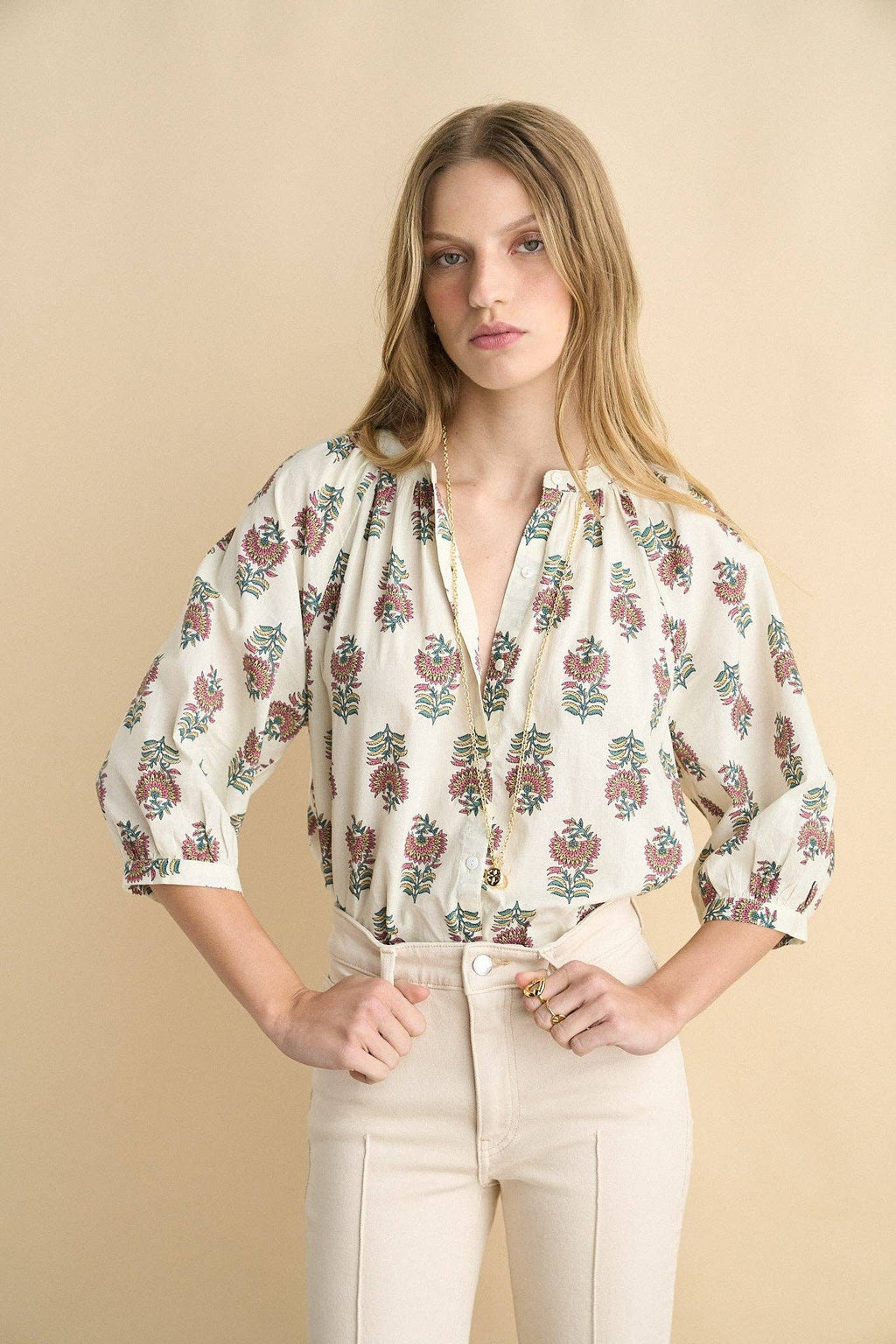 Sonmer Kelly Blouse Green