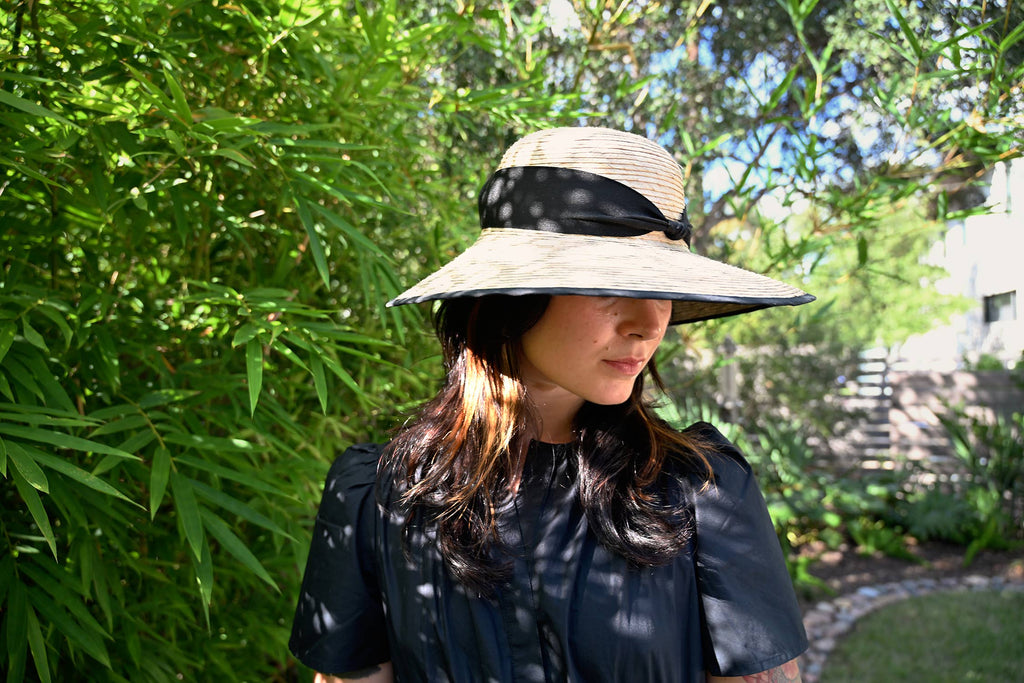 Tula Lucy Straw Ponytail Hat