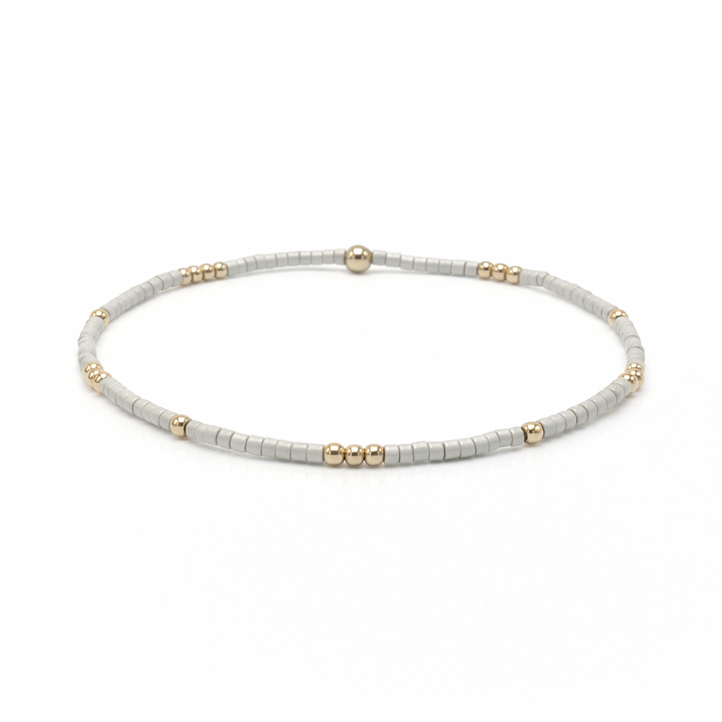 Newport CHAMPAGNE + Gold Filled Waterproof Bracelet