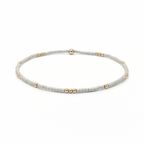 Newport CHAMPAGNE + Gold Filled Waterproof Bracelet