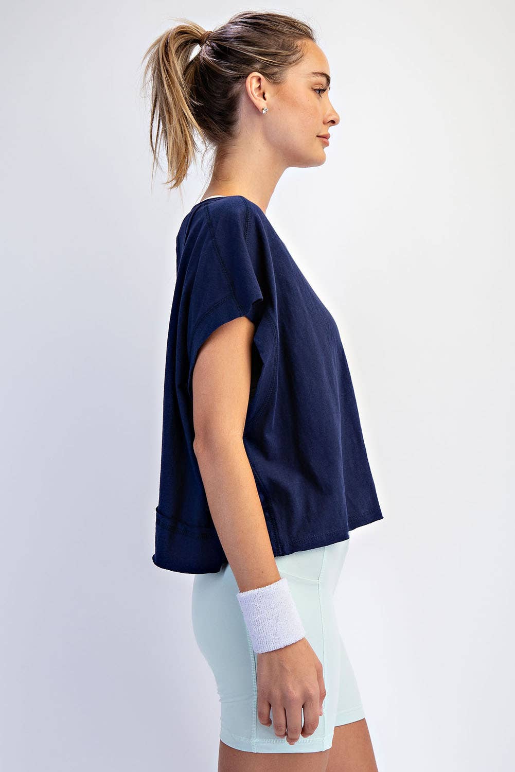 COTTON SLUB OPEN BACK TOP