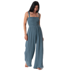Lotus and Luna New Moon Blue Sundial Jumpsuit