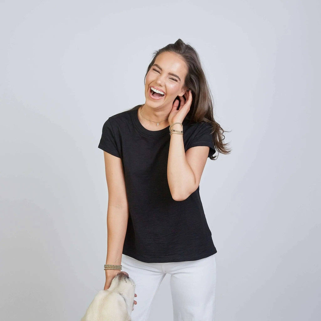 Country Club Tee in Black - Short Sleeve
