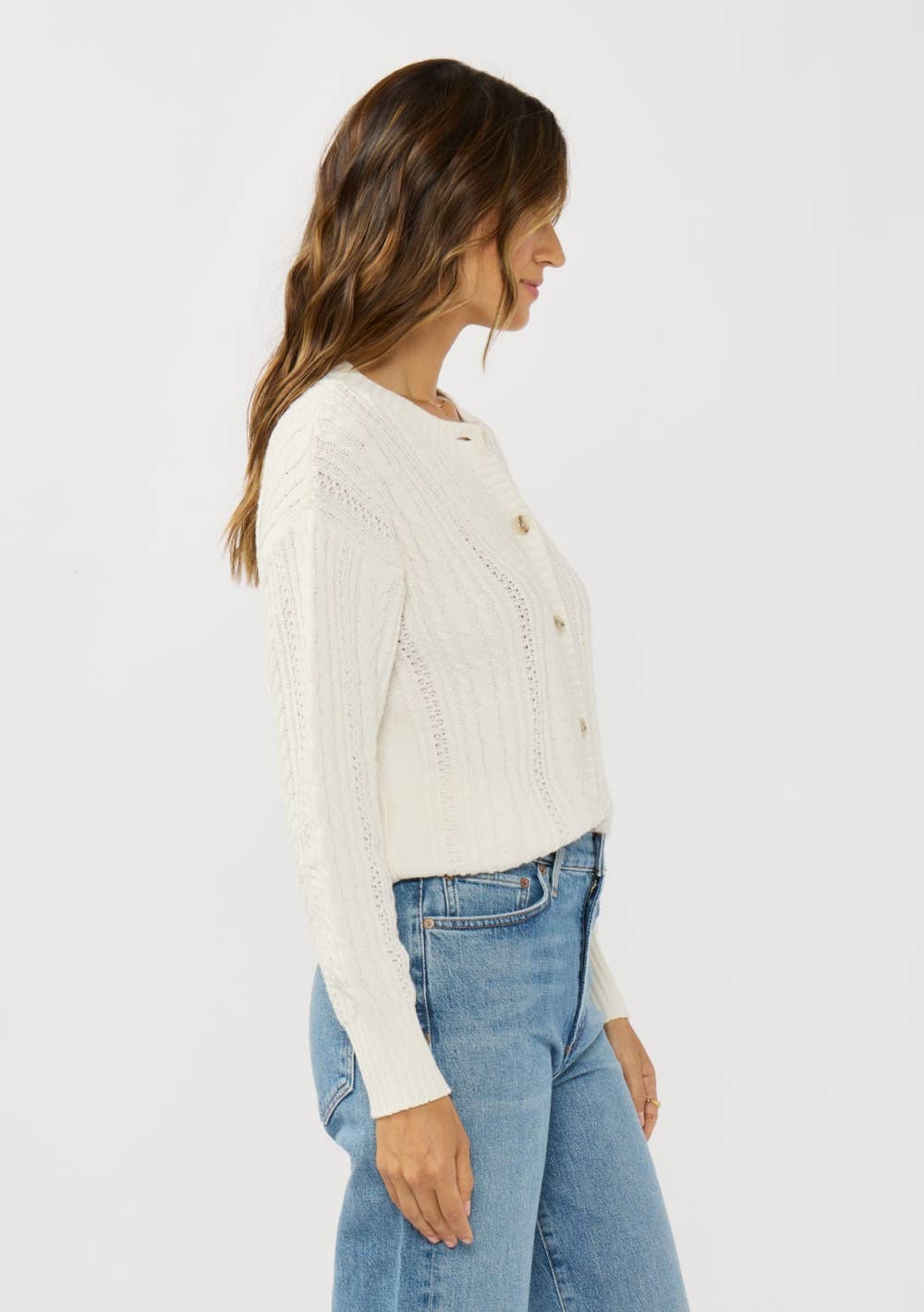 CABLE KNIT CARDIGAN