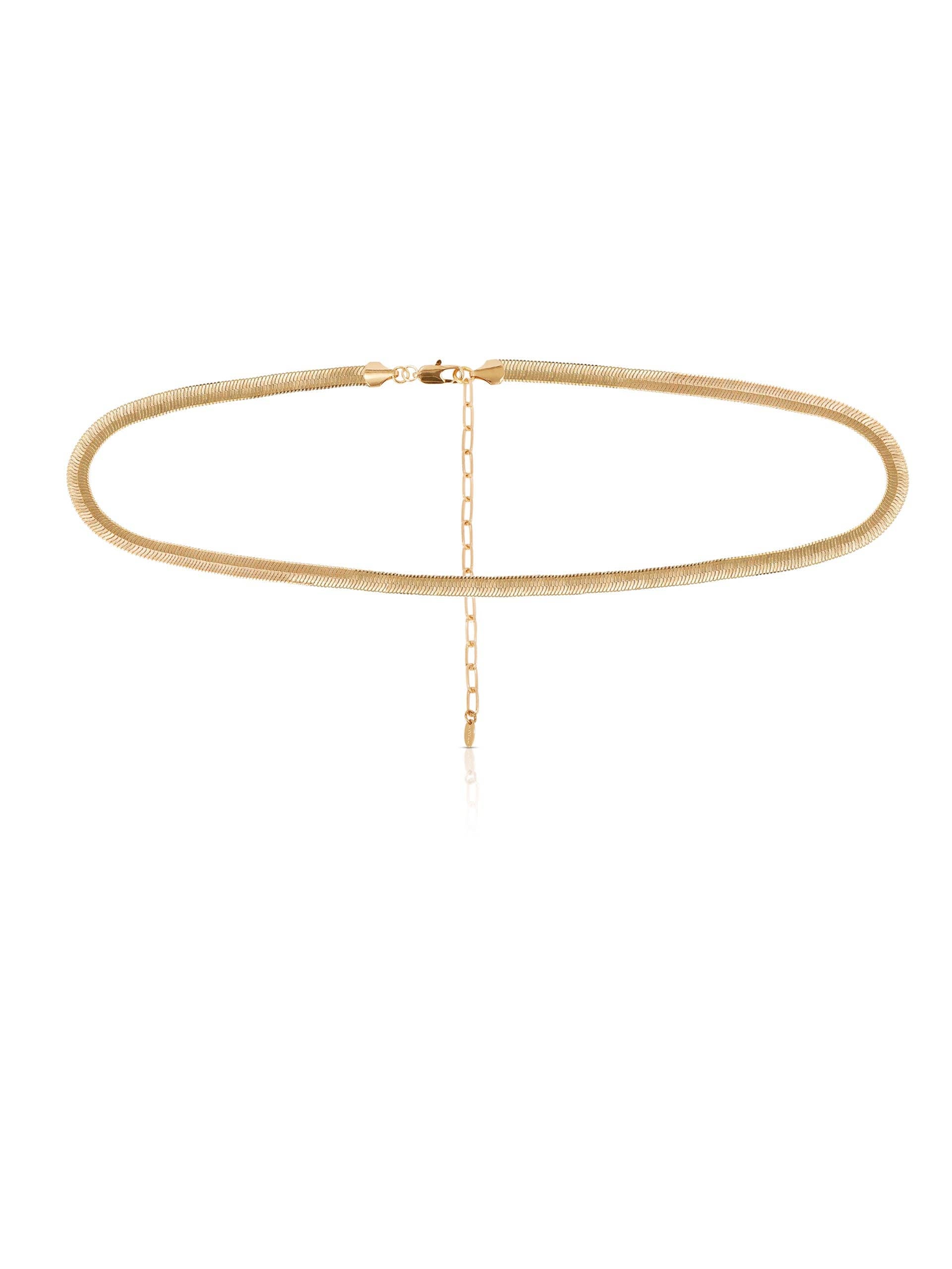 ETTIKA Gold Herringbone Waist Chain