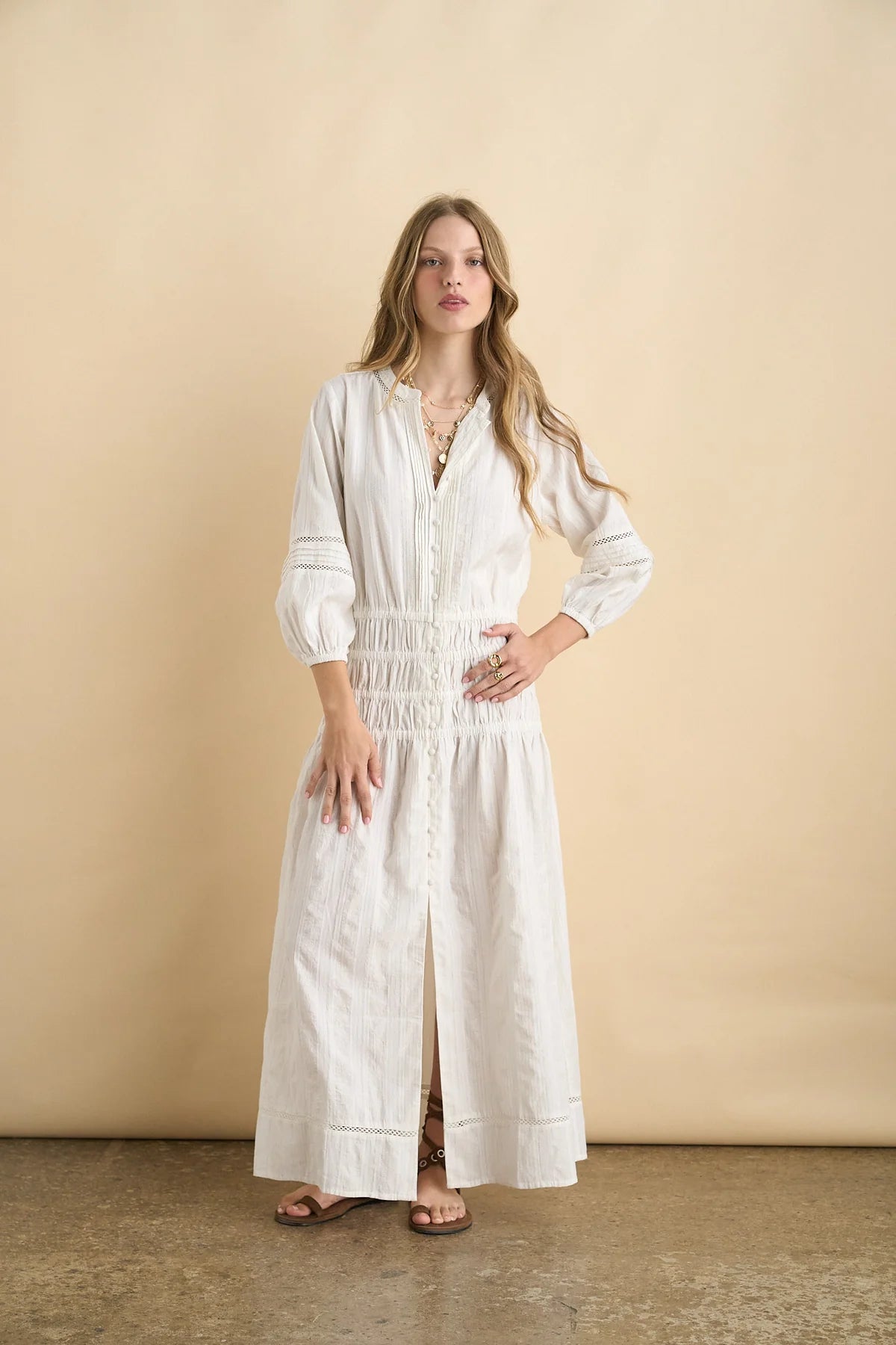 Sonmer Uma Dress White