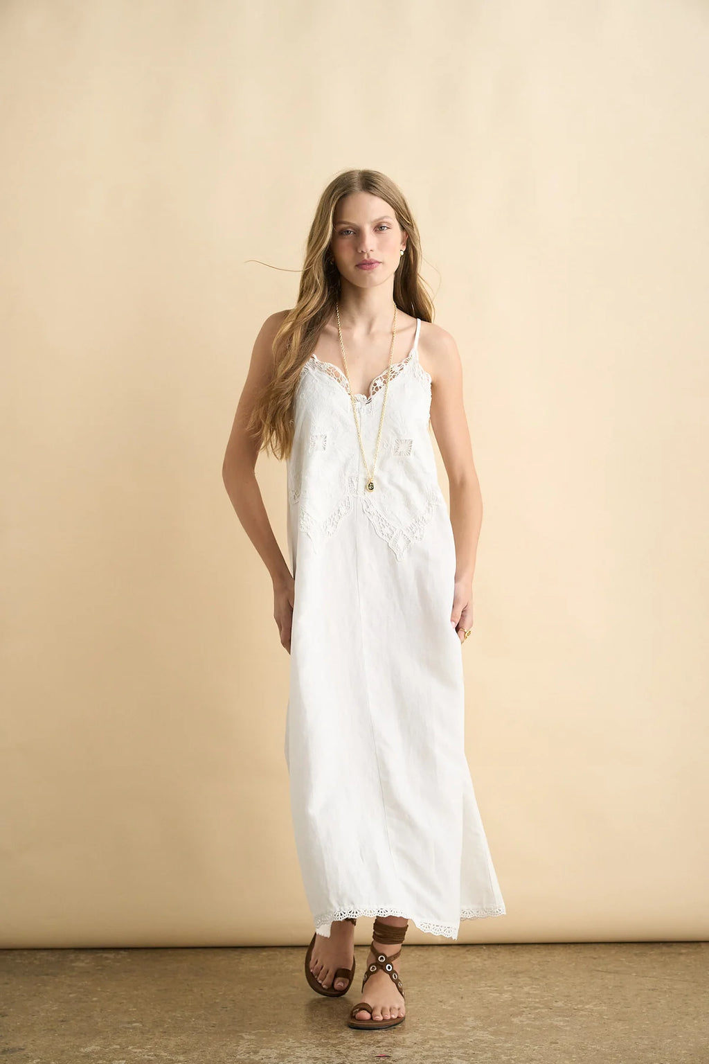 Sonmer Lucie Dress White