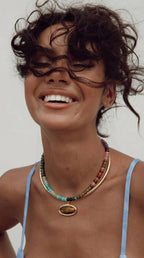 Sahira Candy Crush Beaded Necklace