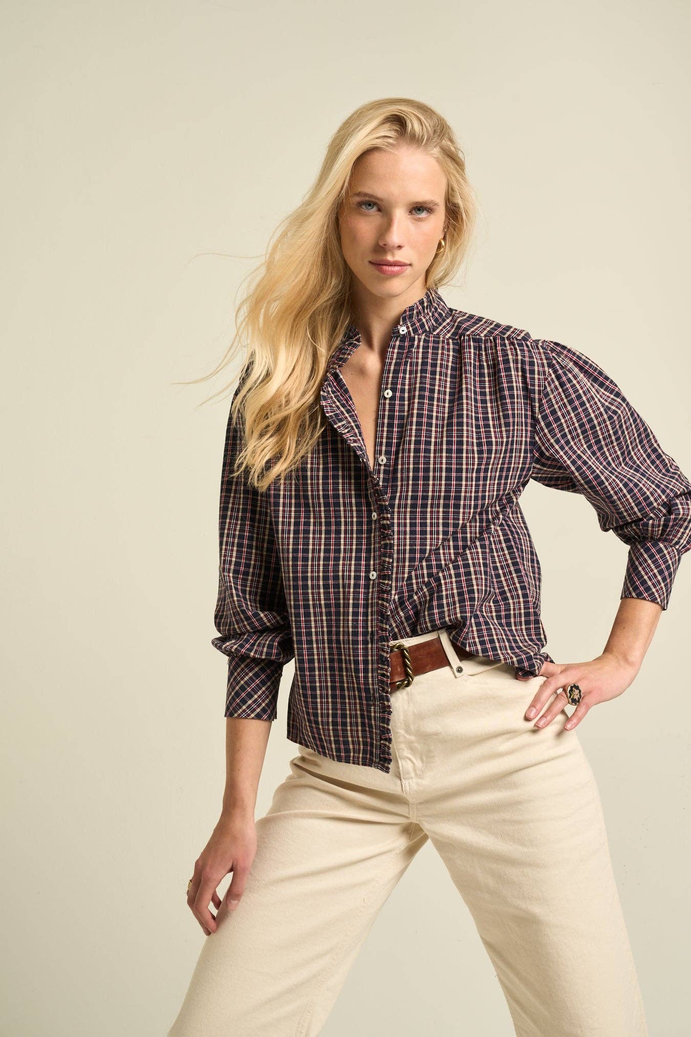 Sonmer Alexa Blouse Navy