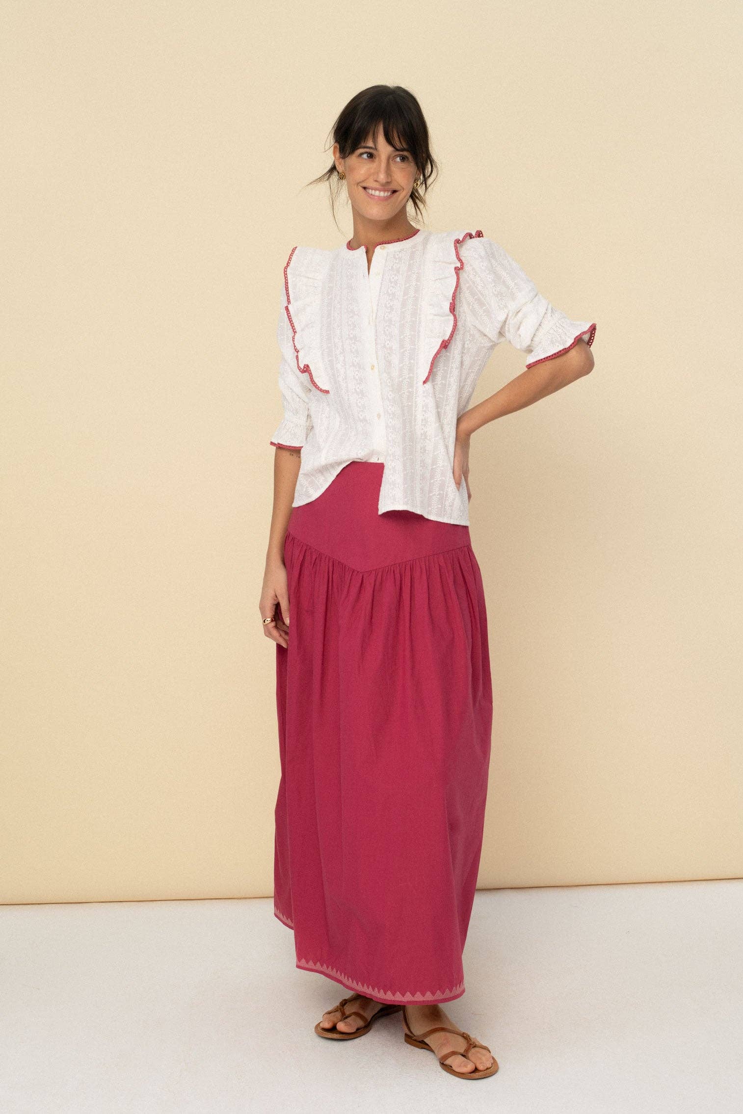 Sonmer Skirt Cherry