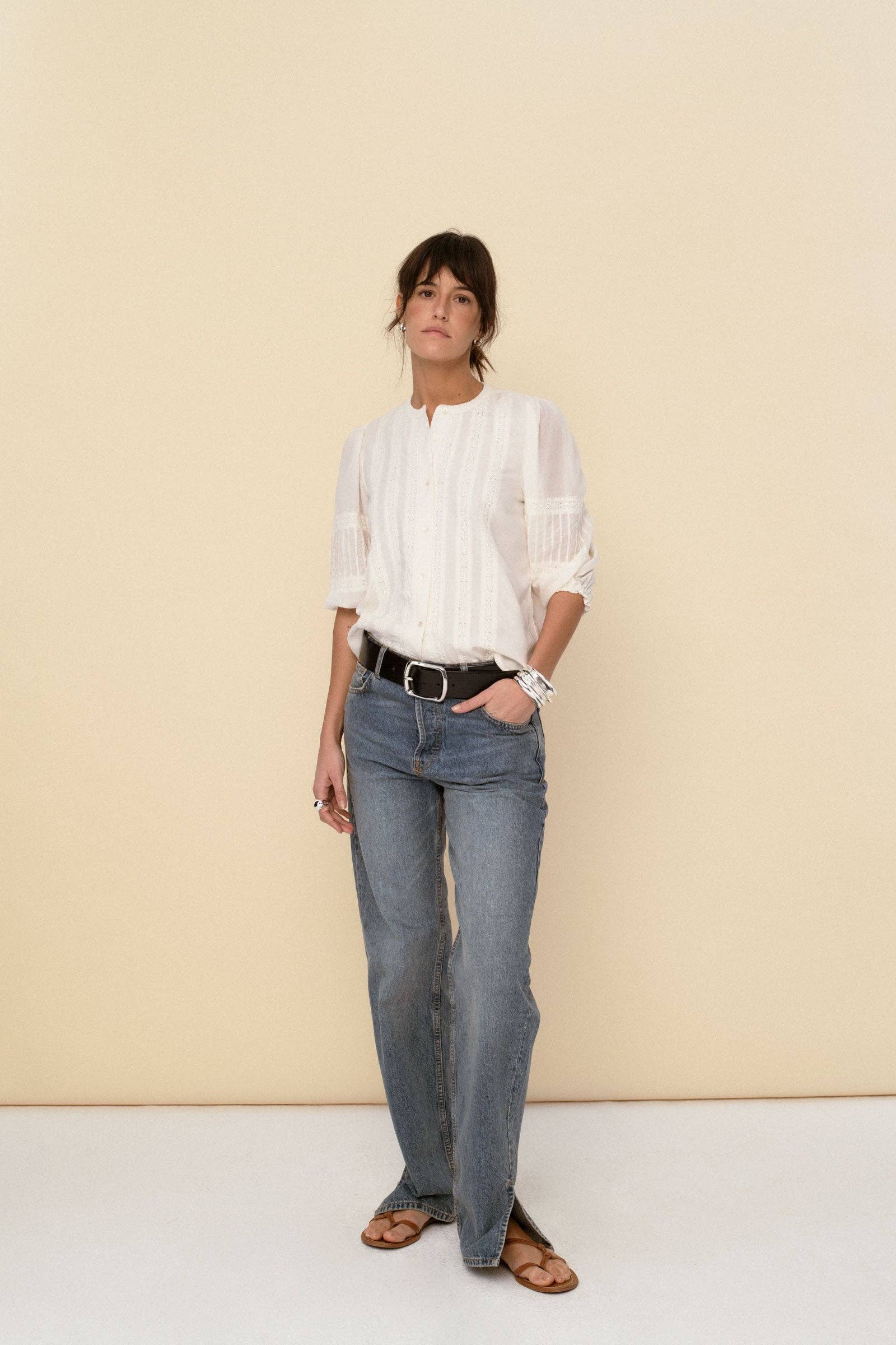 Sonmer blouse ecru