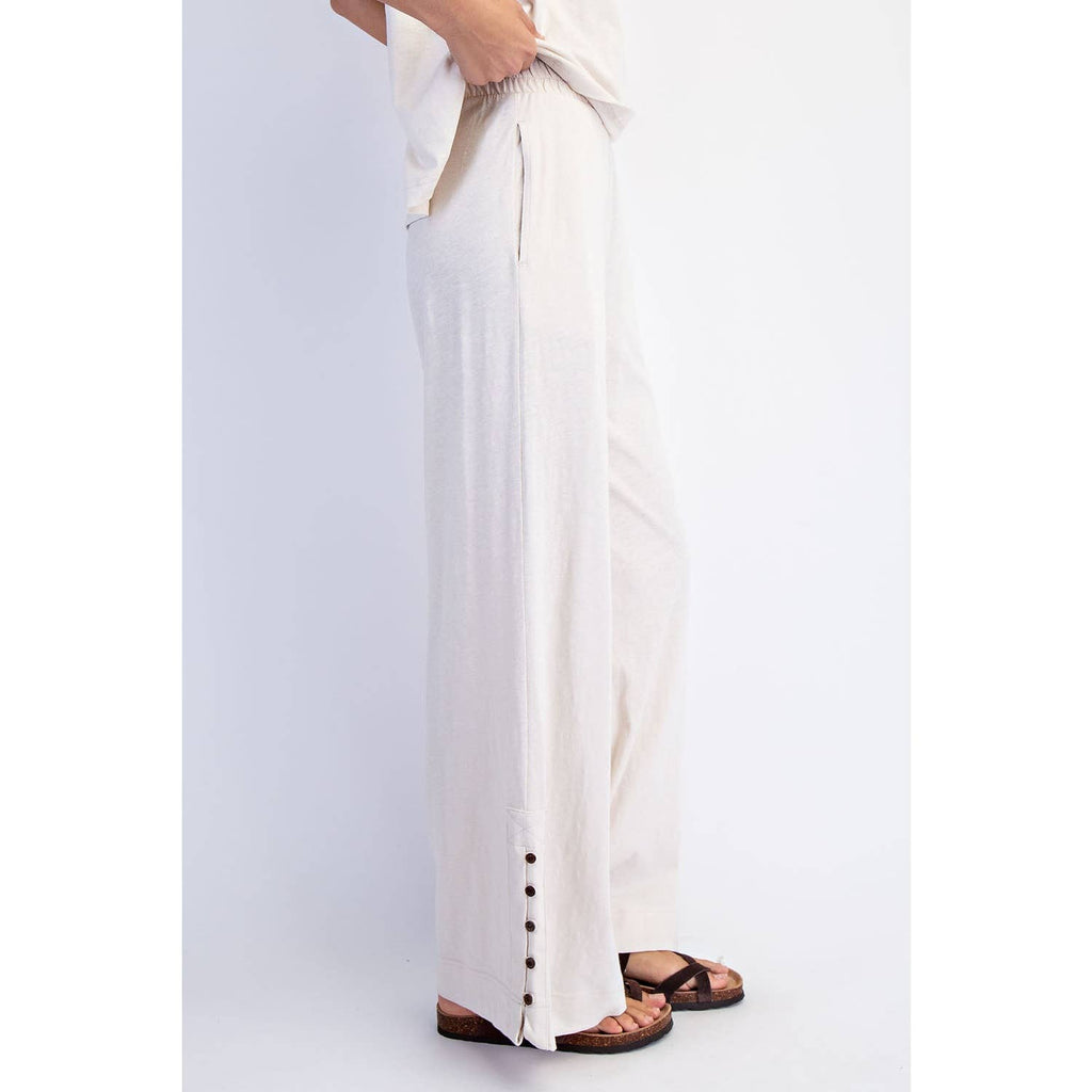 COTTON SLUB LAID-BACK CHIC SET