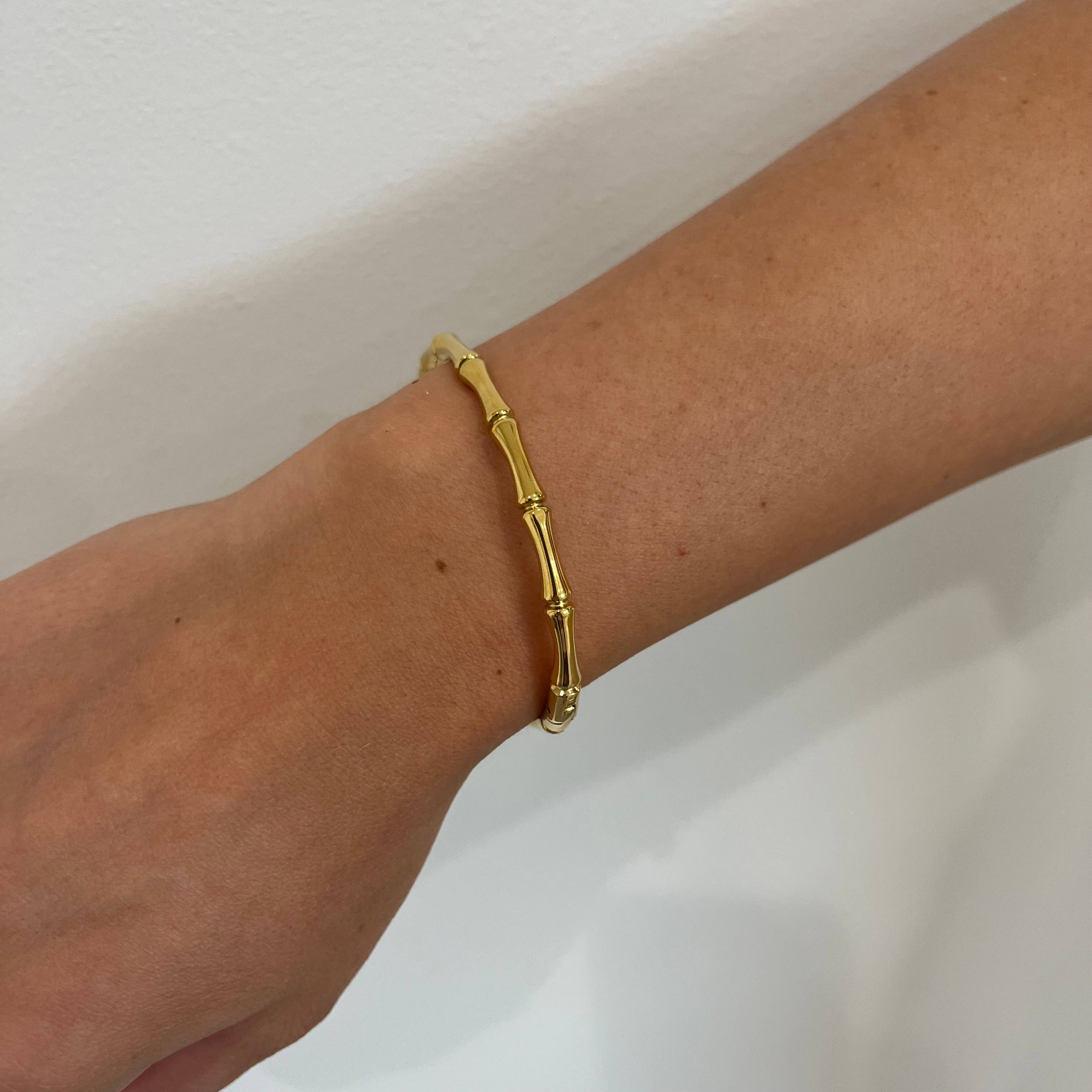 Bamboo Bangle – Sahira Jewelry Design