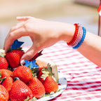 TELETIES Patriot Pop Small Hair Ties