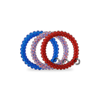 TELETIES Patriot Pop Small Hair Ties