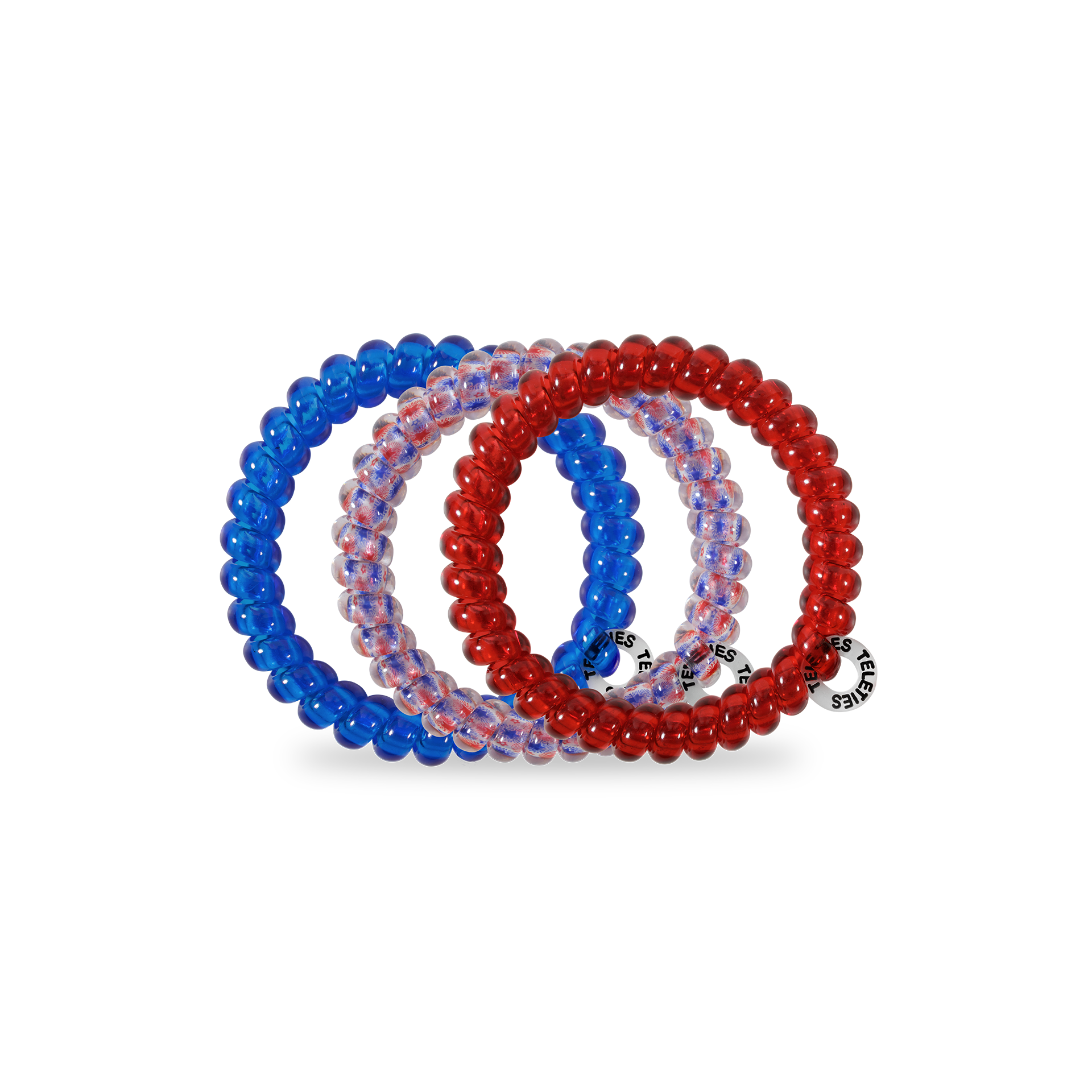TELETIES Patriot Pop Small Hair Ties