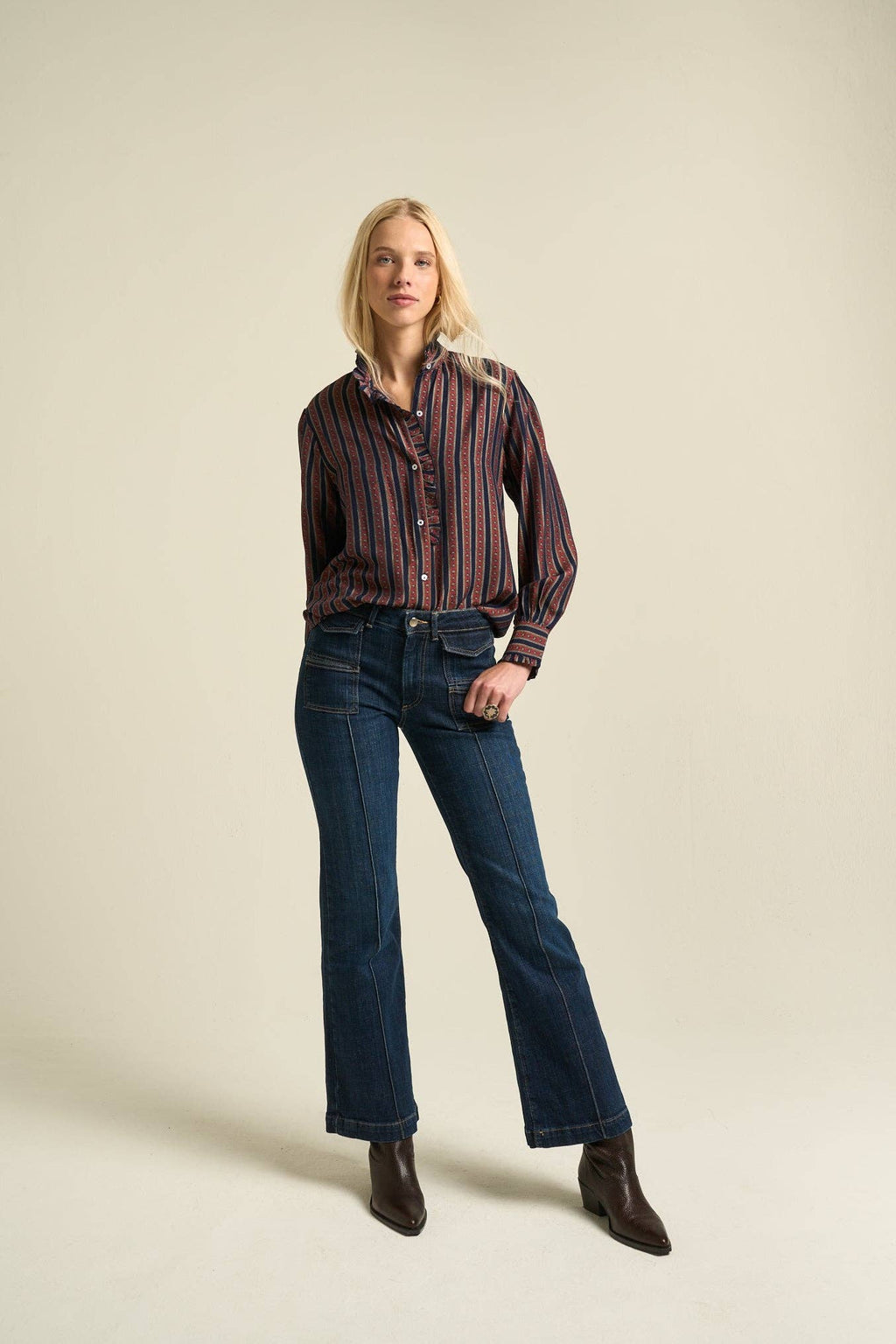 Sonmer Emma Blouse  Blue
