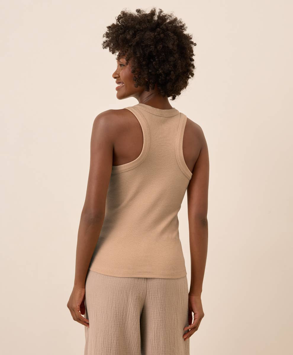PACT Organic Cotton  Perfect Rib Racerback Tank