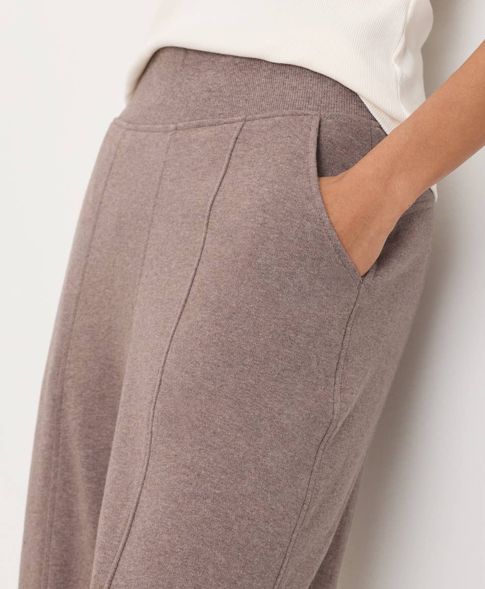 PACT Airplane Pintuck Wide Leg Pant