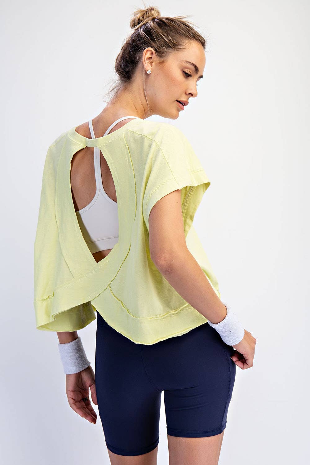 COTTON SLUB OPEN BACK TOP