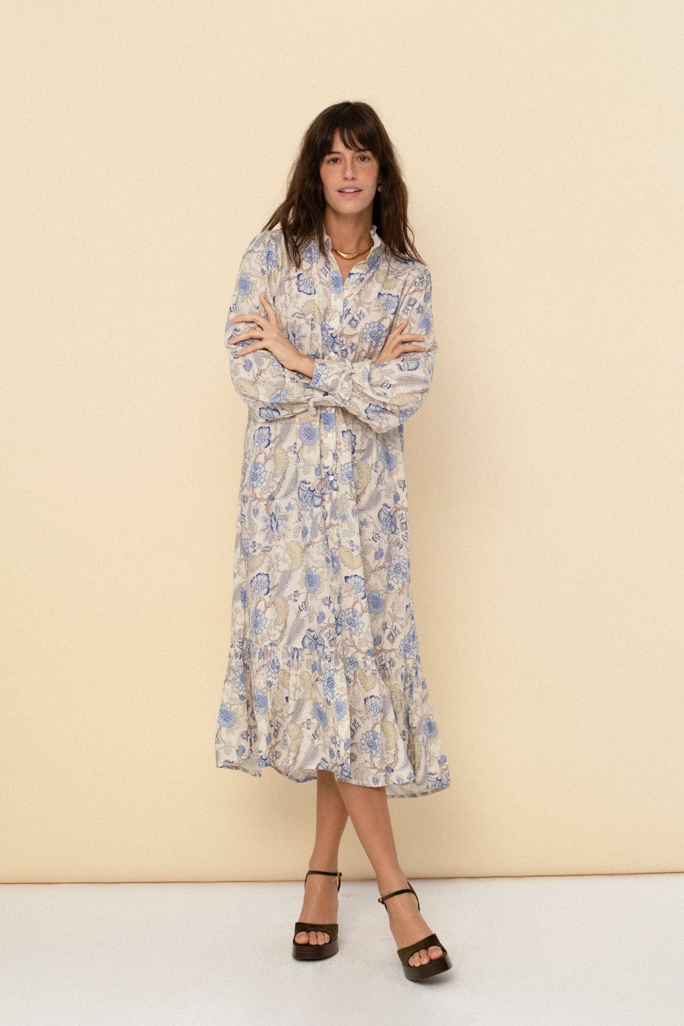Sonmer Juana dress blue