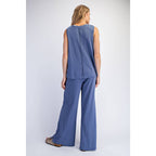 COTTON SLUB LAID-BACK CHIC SET