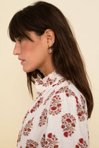 Juana dress red