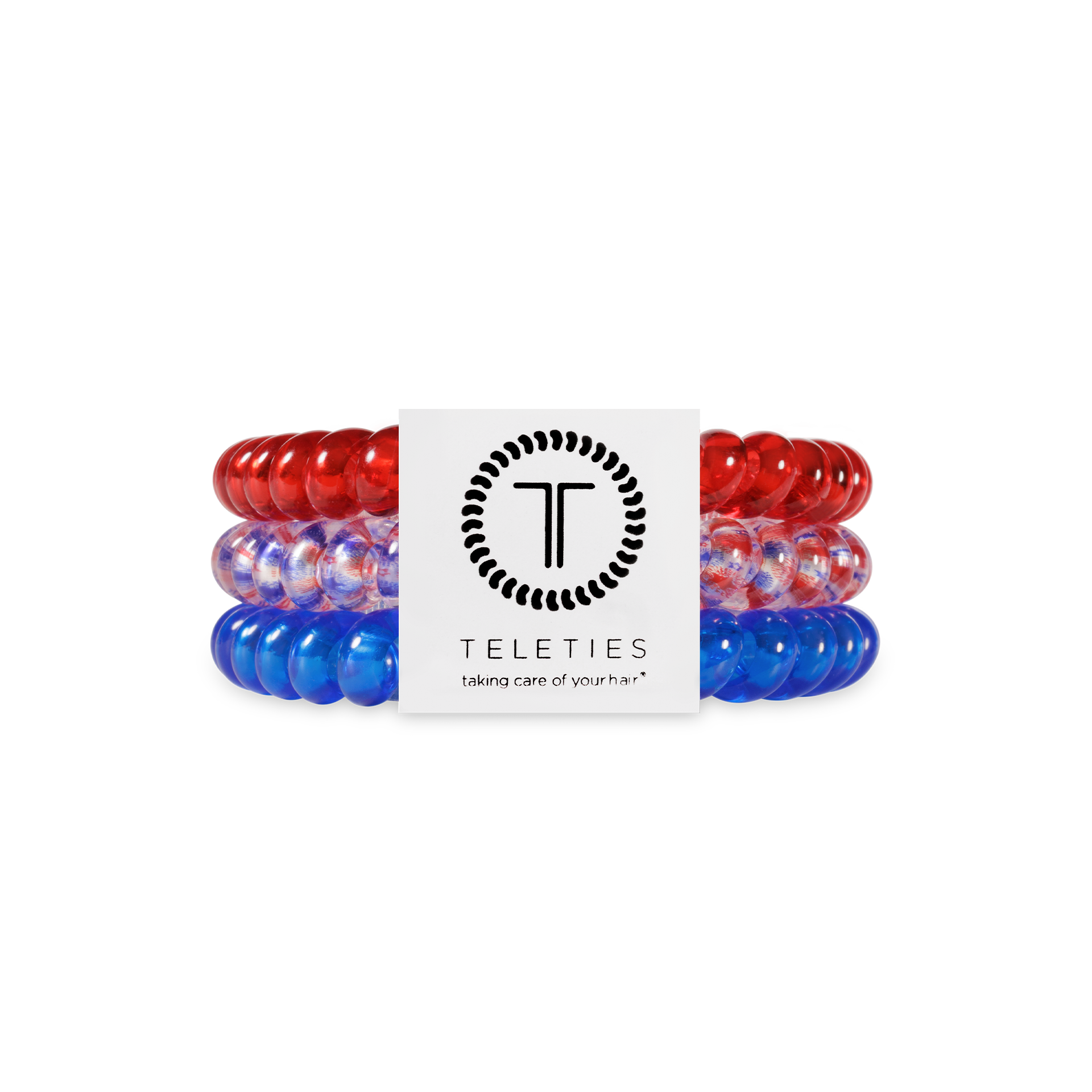 TELETIES Patriot Pop Small Hair Ties