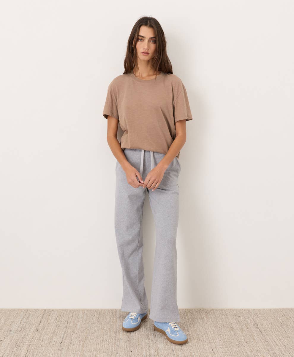 PACT Organic Cotton Women's Featherweight Slub Relaxed Crewneck Tee