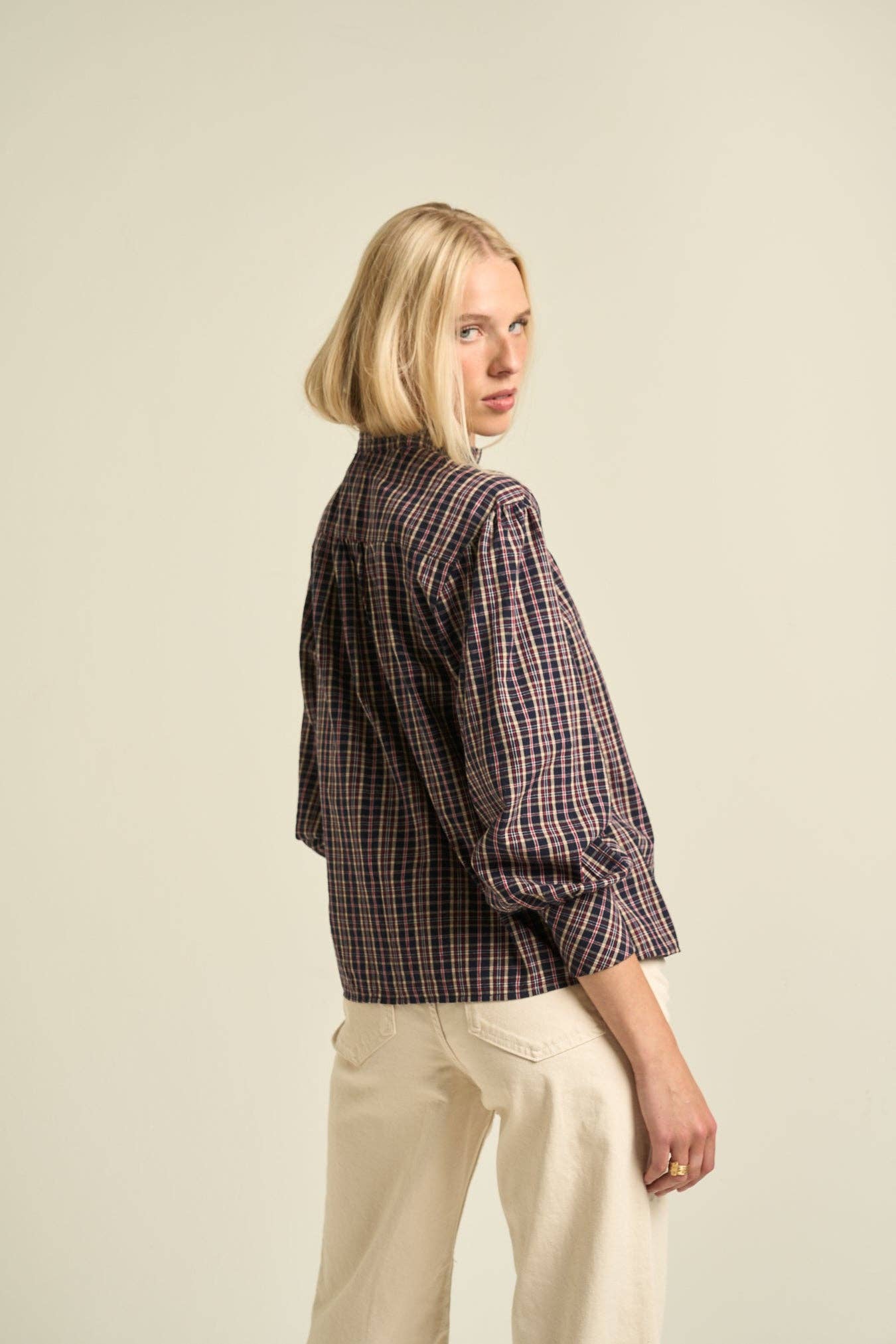 Sonmer Alexa Blouse Navy