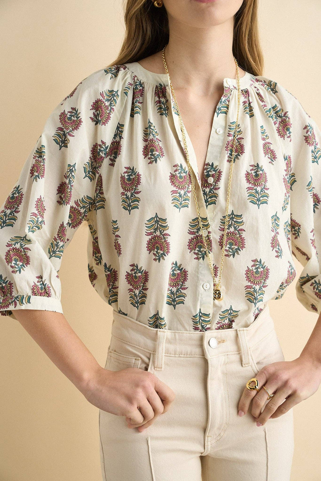 Sonmer Kelly Blouse Green
