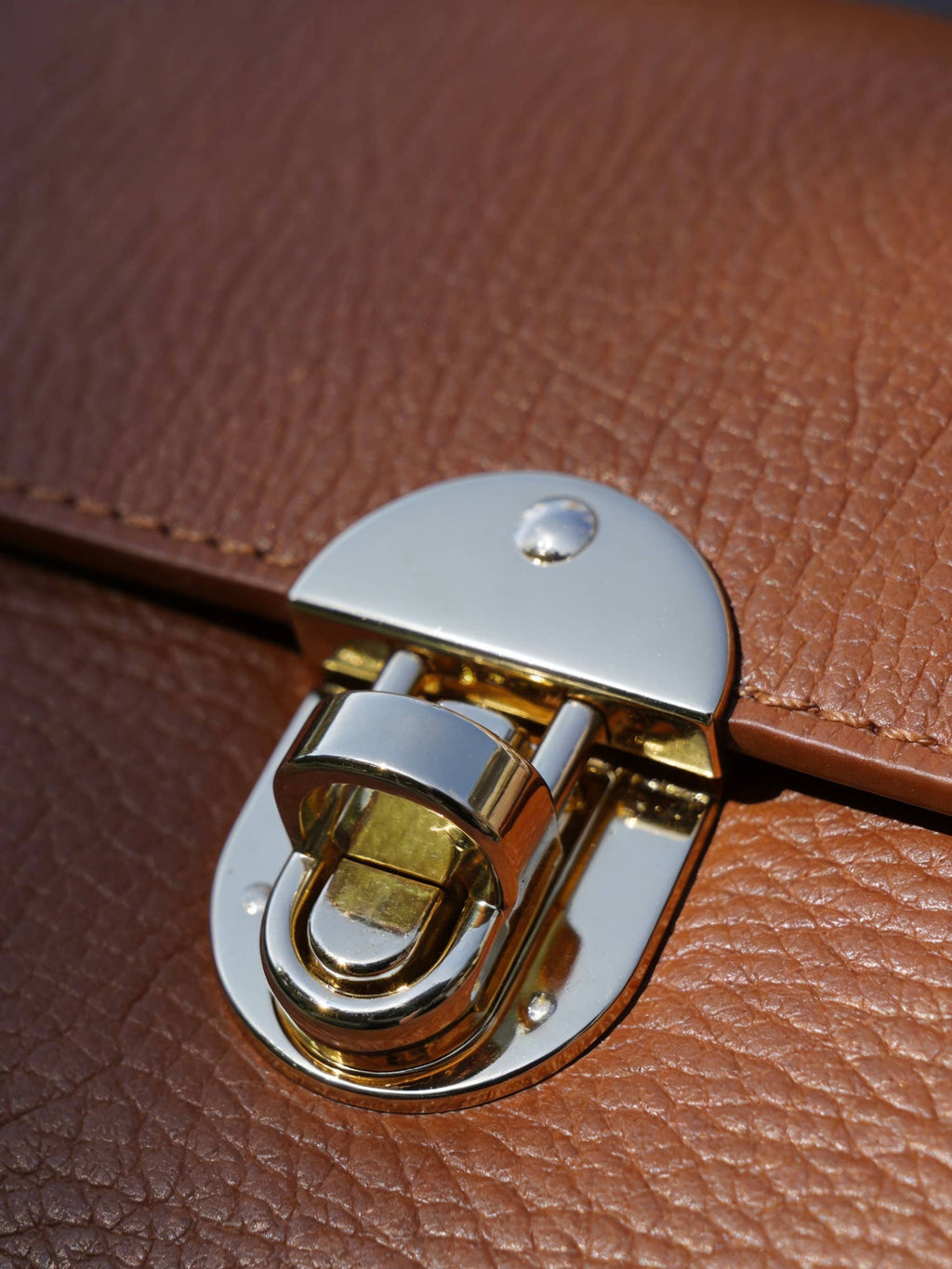 Genuine Dollaro Leather Crossbody Bag