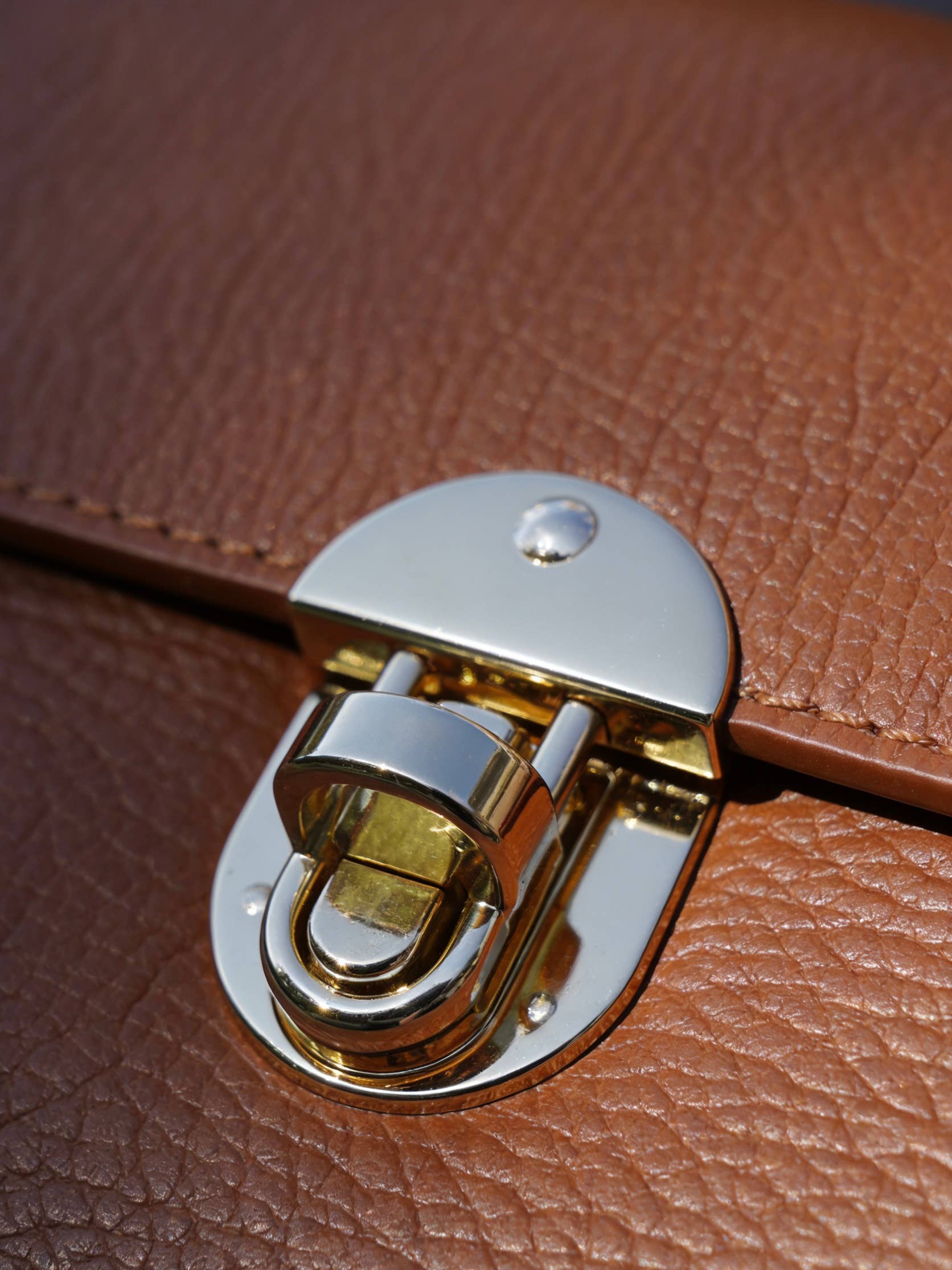 Genuine Dollaro Leather Crossbody Bag