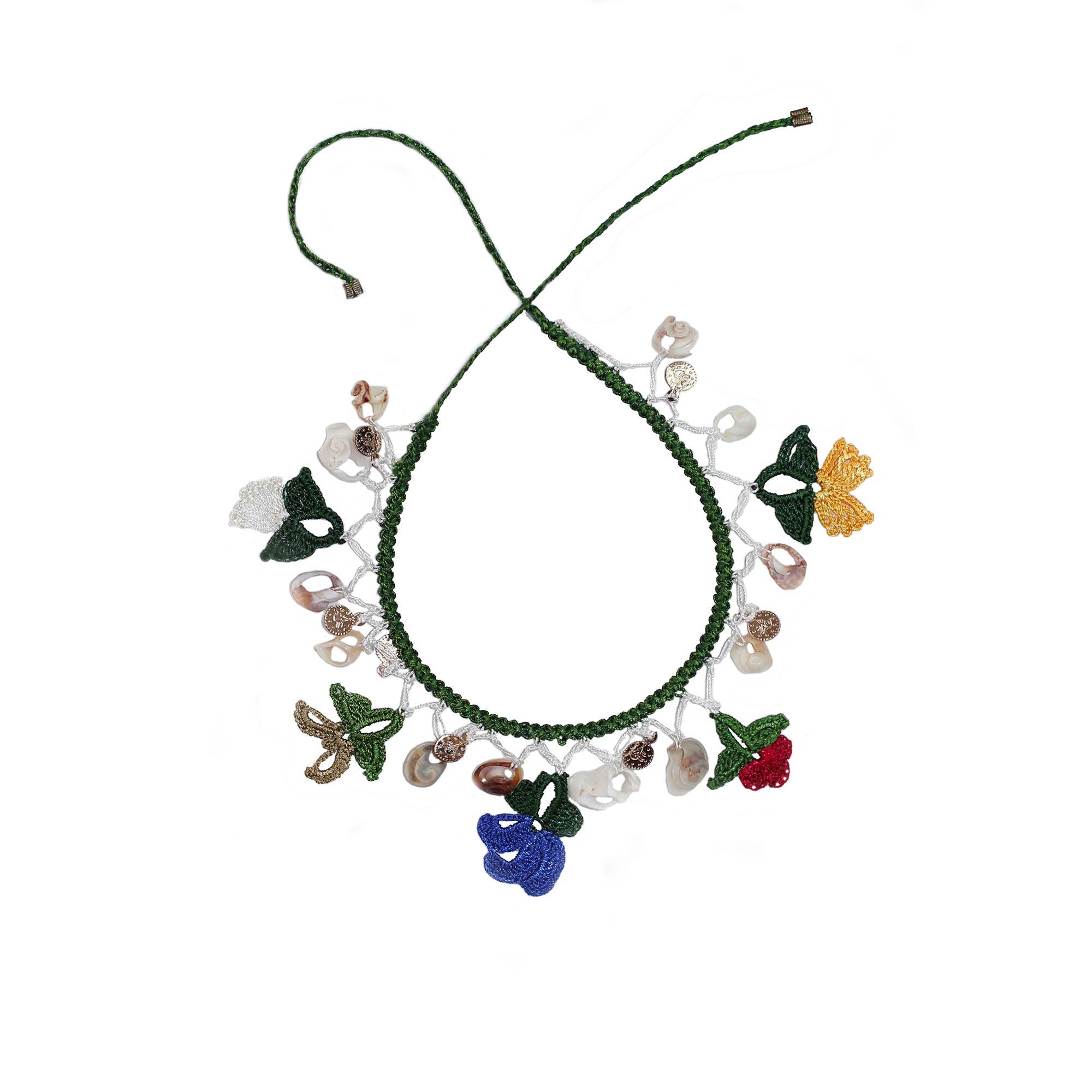 Pippa Shell Anklet / Bohemian Anklet, Floral Anklet