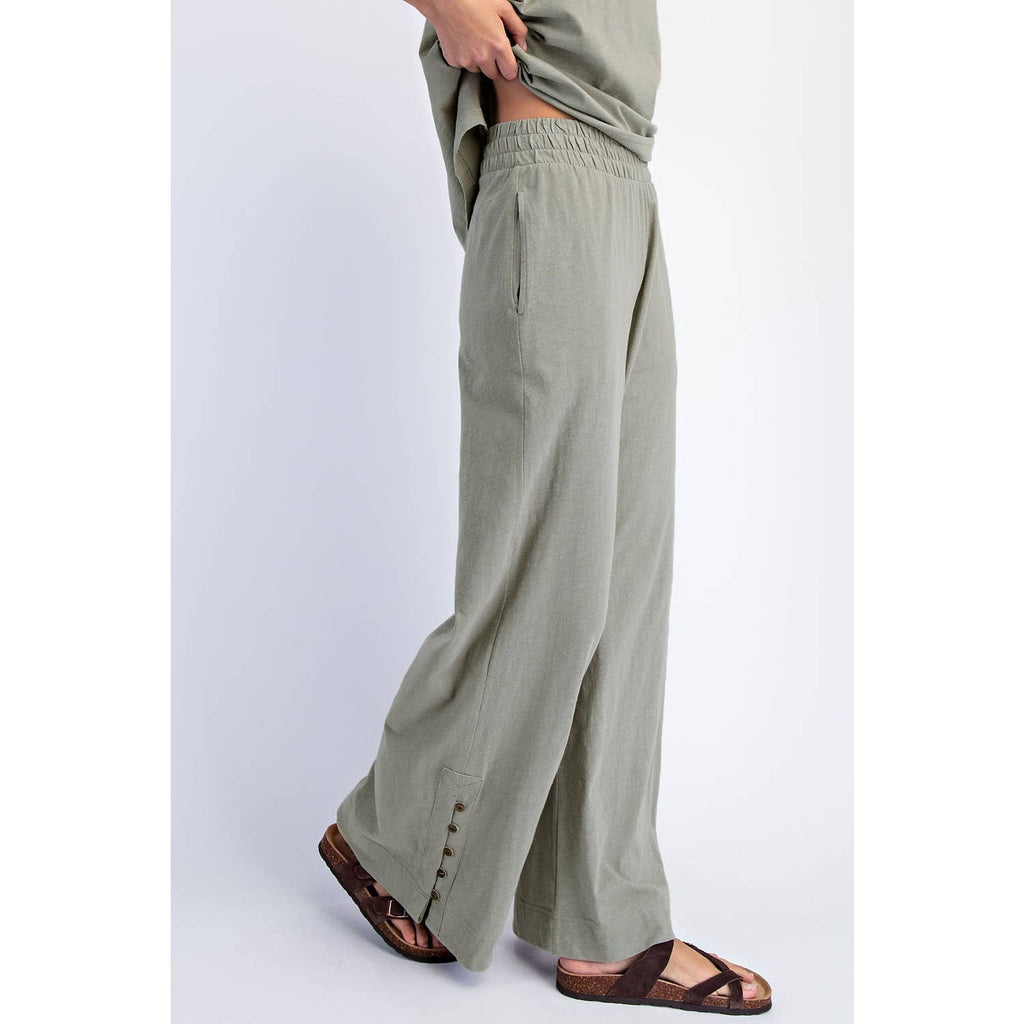 COTTON SLUB LAID-BACK CHIC SET