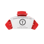 TELETIES Classic Hair Clip | Medium | USA Red