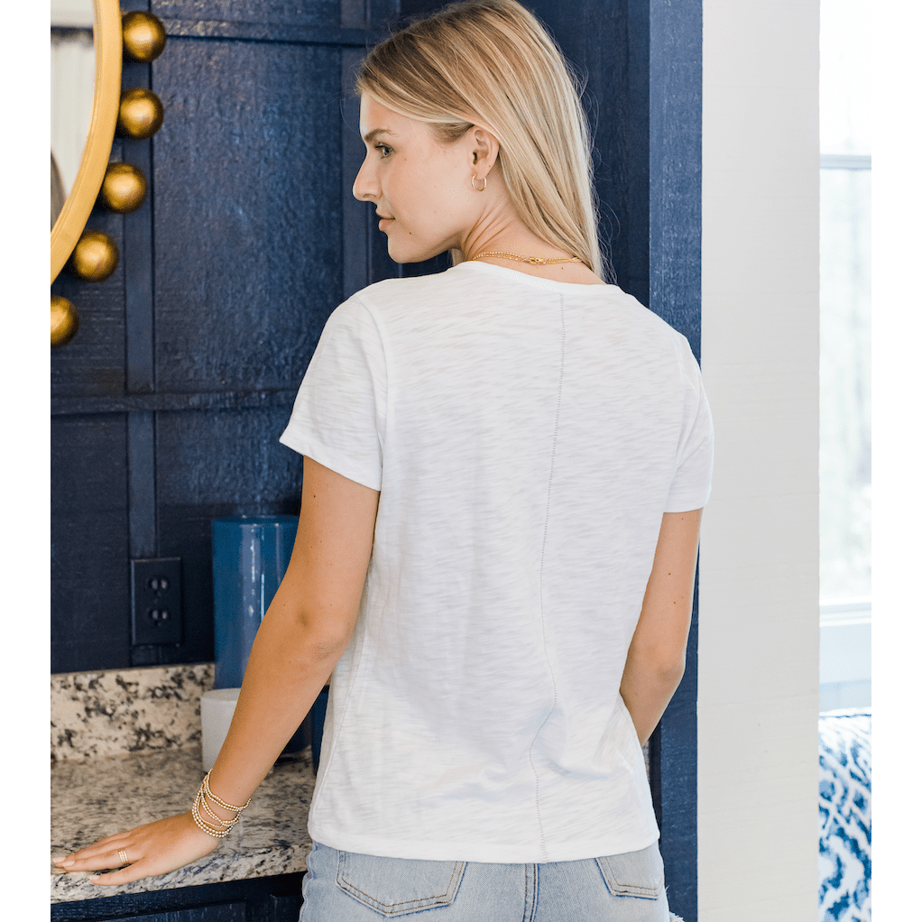 The Classic Tee in White - Short Sleeve