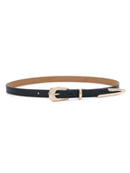 ETTIKA Saddle Belt Black Leather