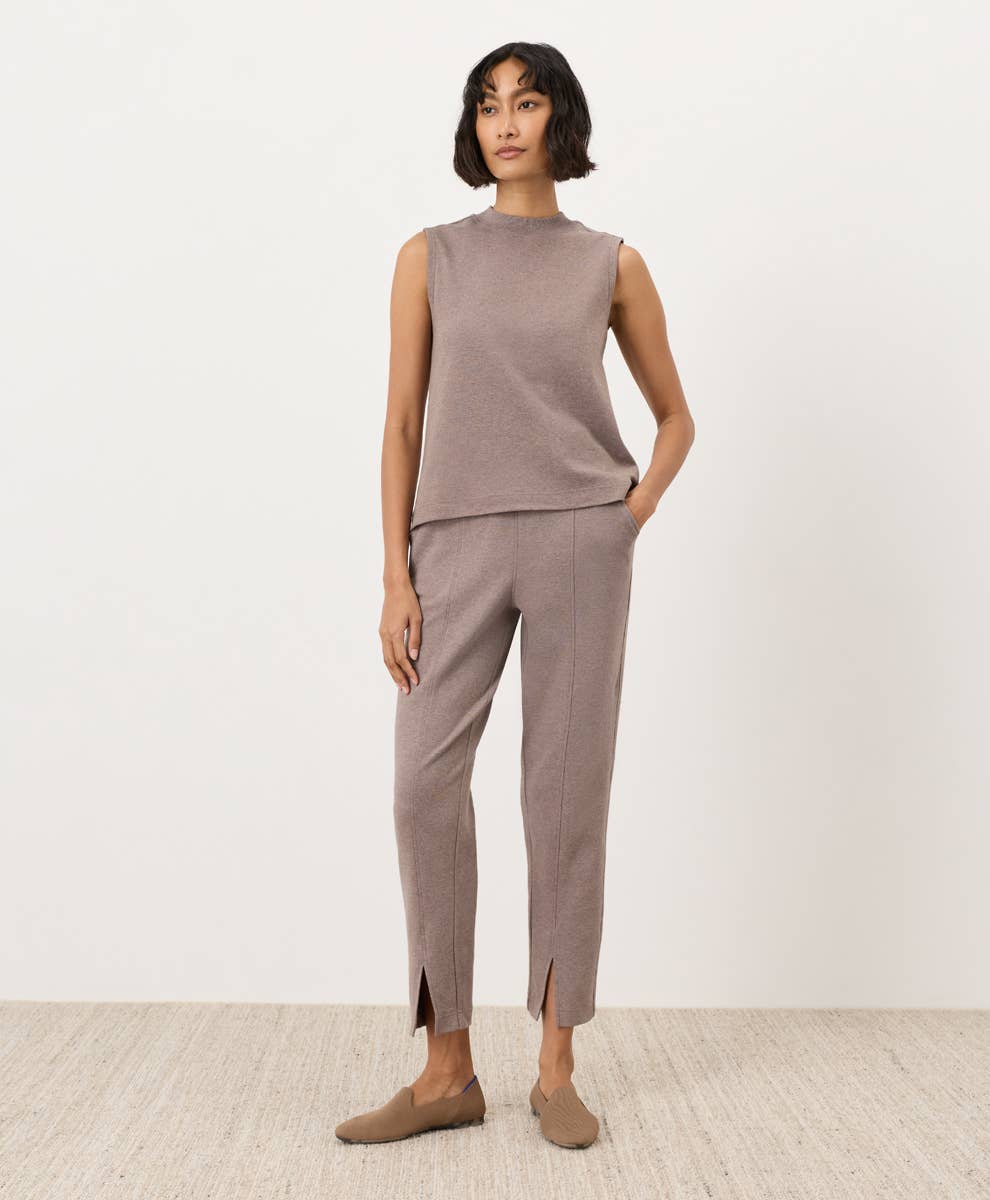 PACT Airplane Mock Neck Shell