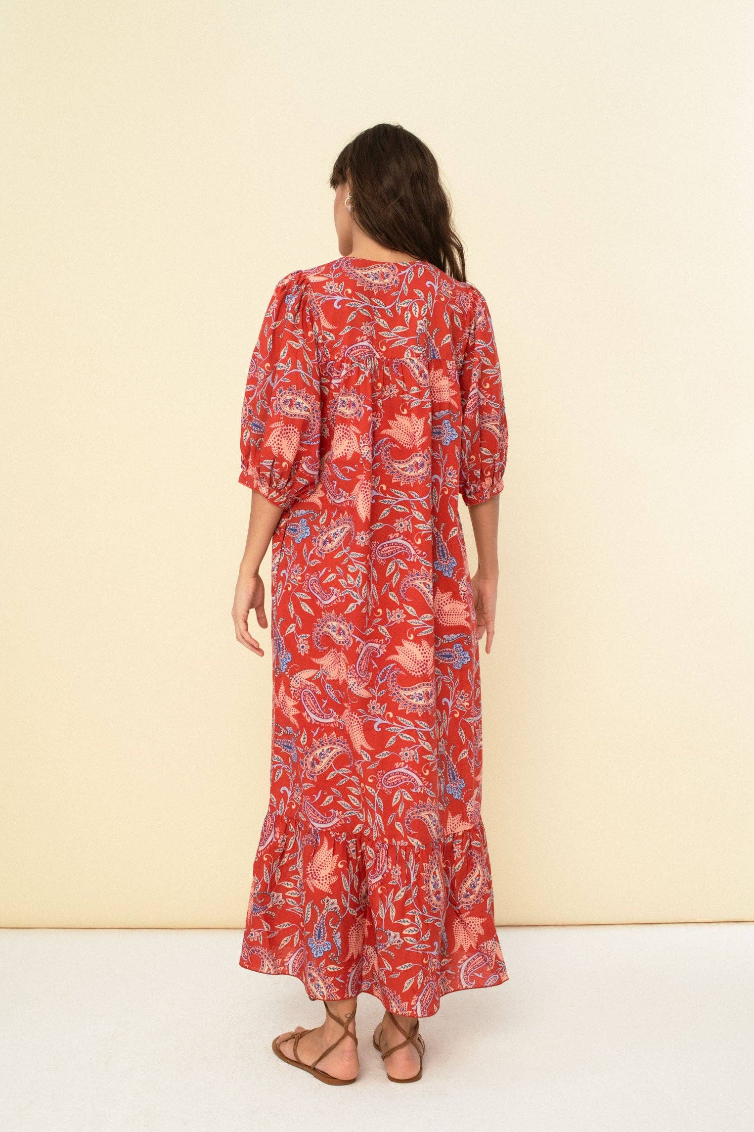 Sonmer Sofia dress terracotta